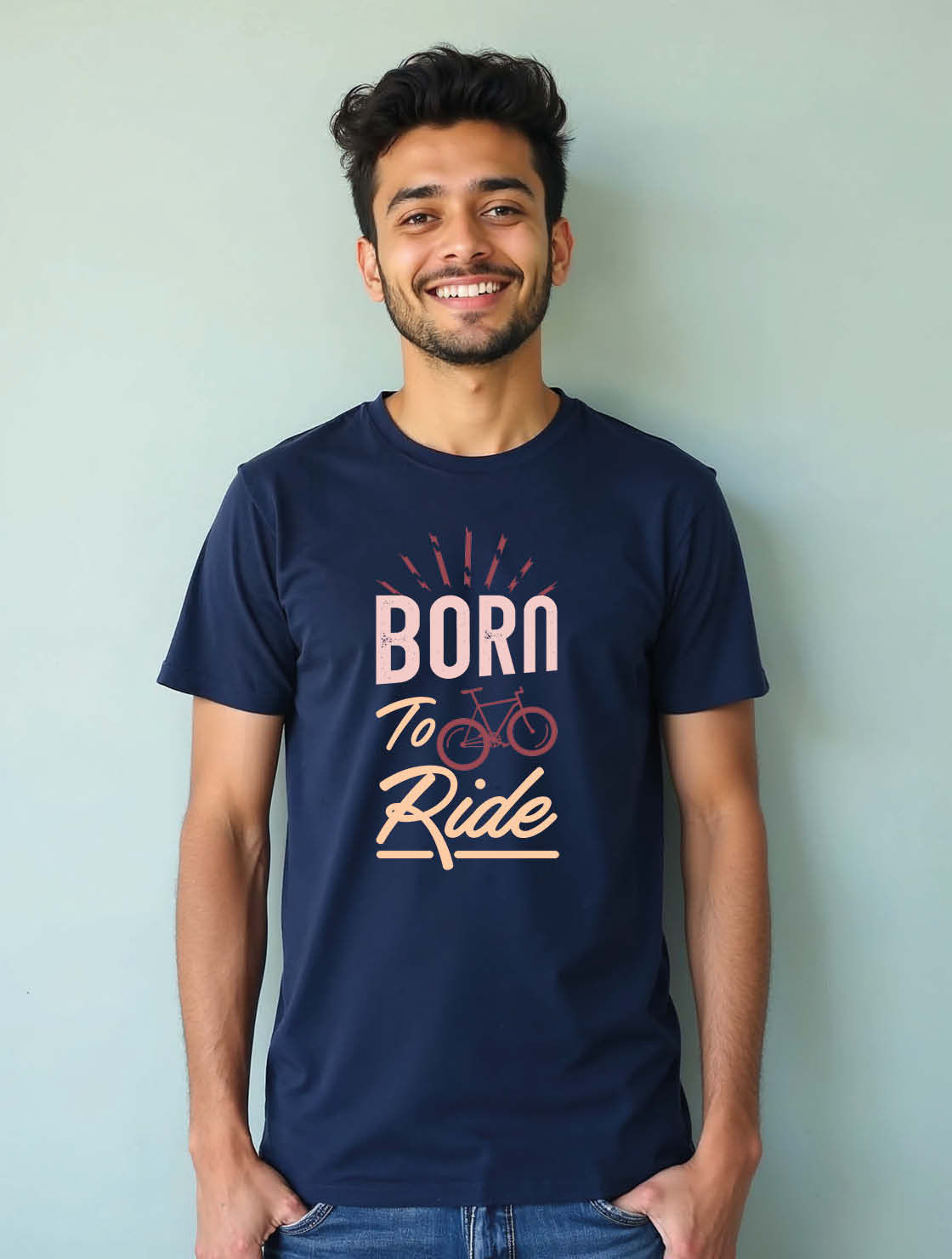 born to ride Unisex Printed Graphic T-Shirt For Women, Men & Kids