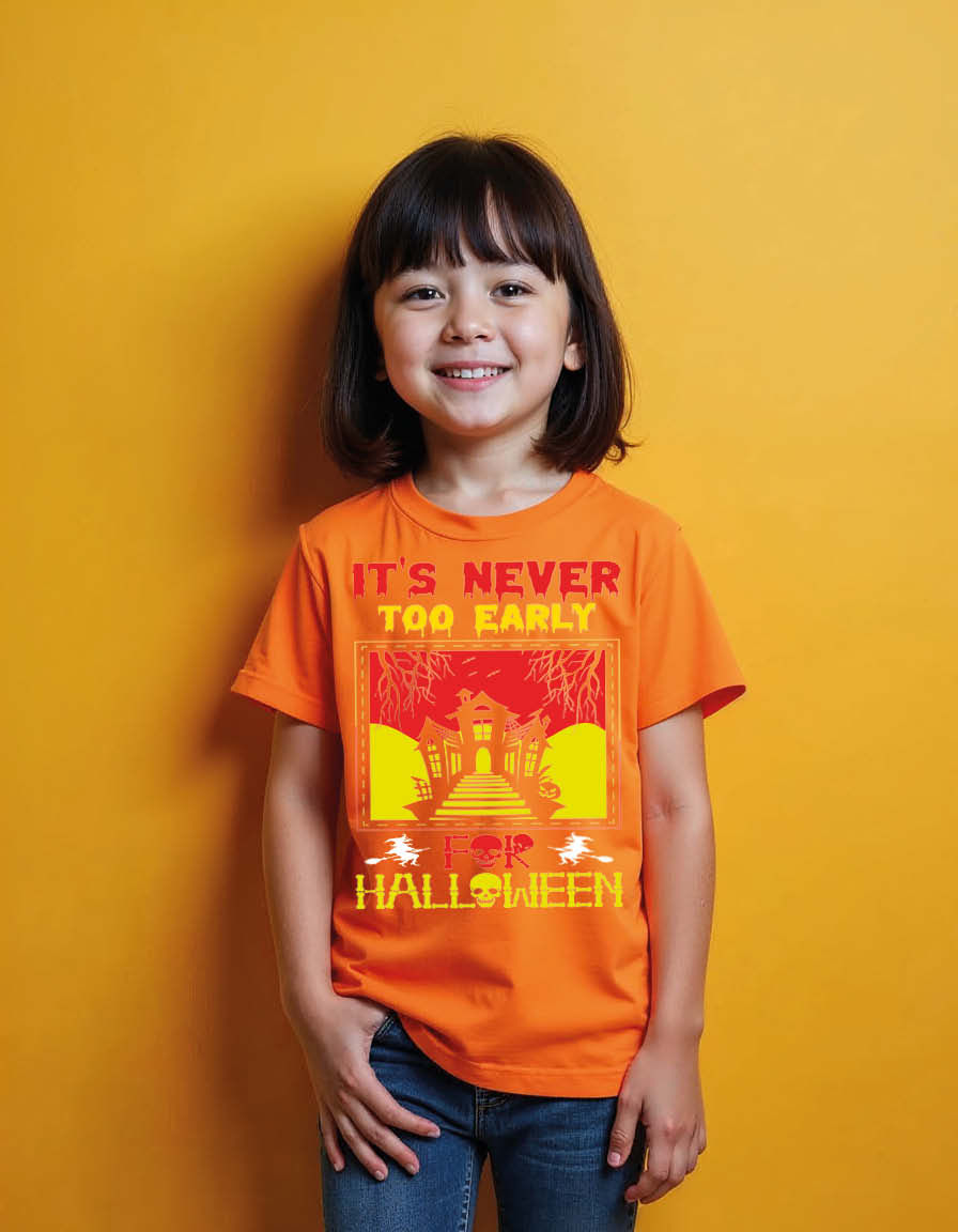 Thumbnail: it's never too early for halloween Classic Unisex Printed Graphic T-Shirt