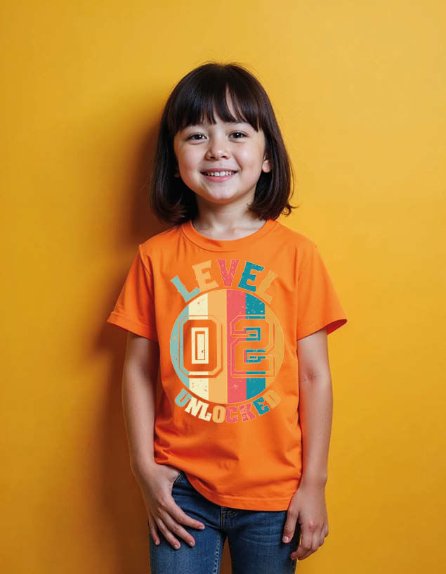 Thumbnail: level Unlocked Unisex Printed Graphic T-Shirt For Mens Womens & Kids