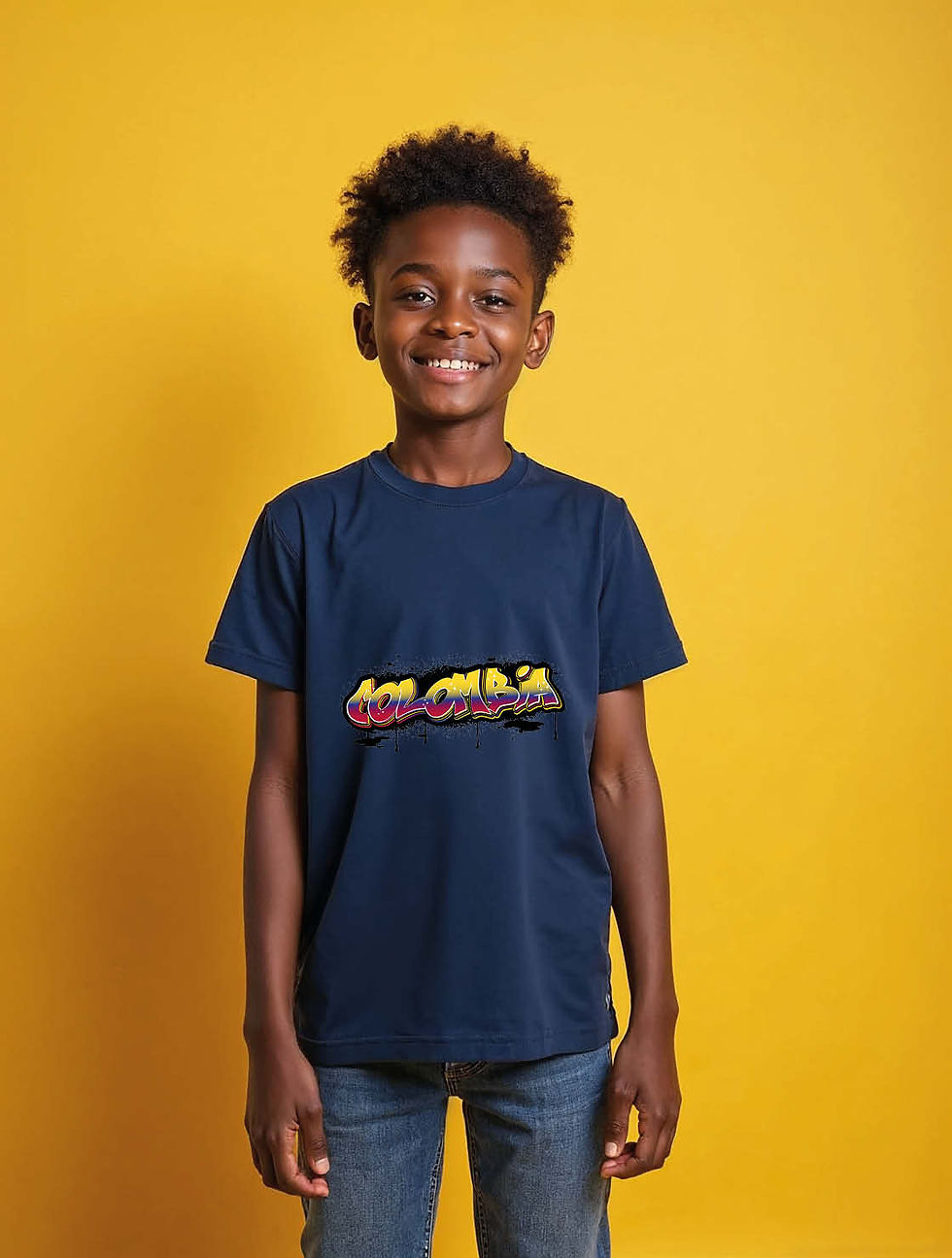 Lolombia Unisex Printed Graphic T-Shirt for mens , womens and kids