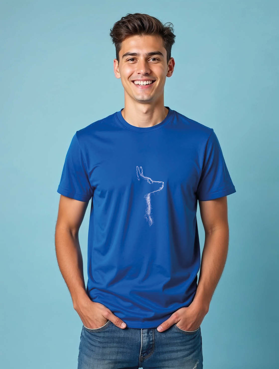 Wild Dog Unisex Printed Graphic T-Shirt for mens , womens and kidsds