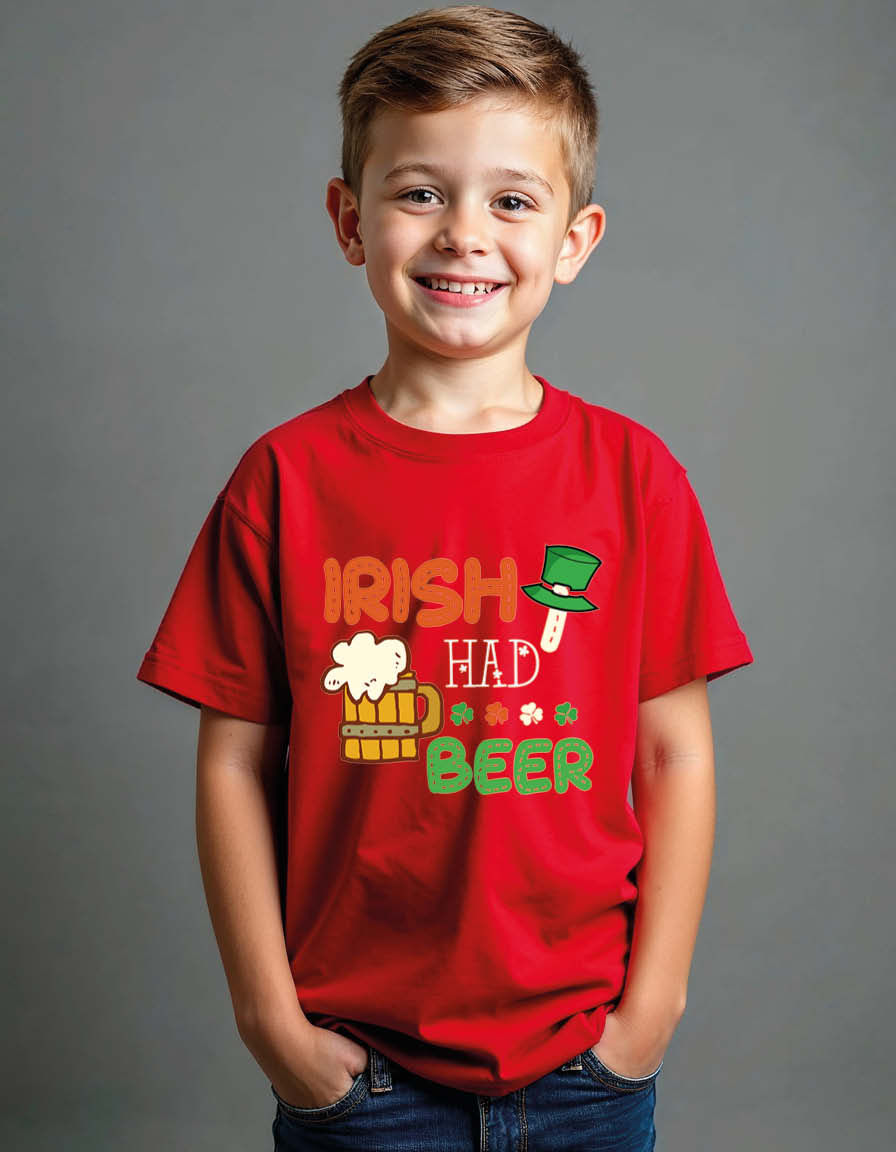 Thumbnail: irish had beer Unisex Printed Graphic T-Shirt For Mens, Womens & Kids