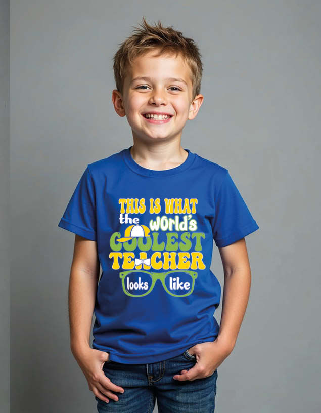 Thumbnail: this is what the world's coolest teacher looks like Unisex Printed Graphic Tees