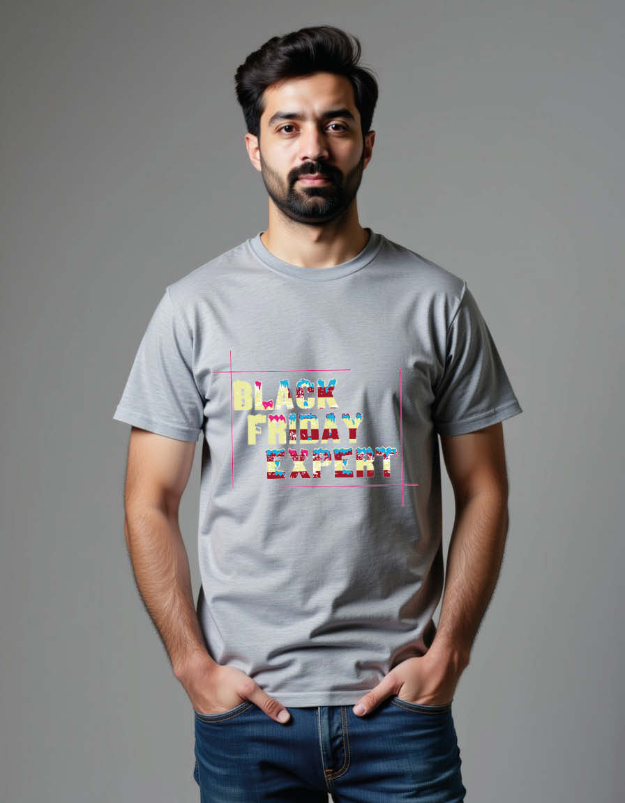 black friday expert Unisex Printed Graphic T-Shirt For Mens,Womens & Kids