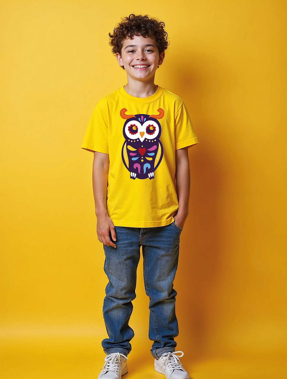 Día de Muertos Purple Gecko Skeleton Unisex Printed Graphic T-Shirt