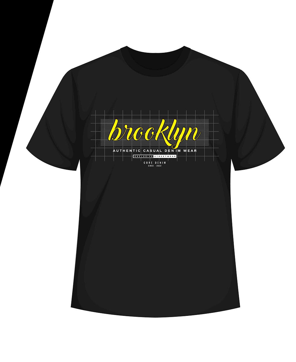 Thumbnail: Brooklyn graphic t shirt  brooklyn design typography print tshirts.