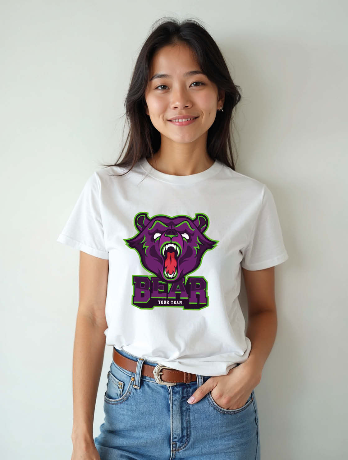bear your team Unisex Printed Graphic T-Shirt For Women, Men & Kids