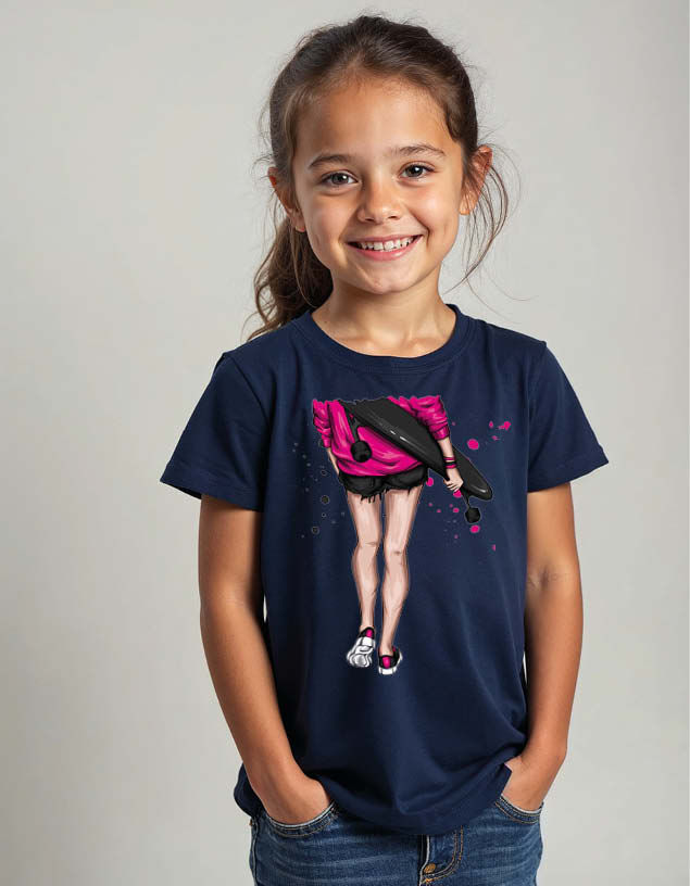Thumbnail: Skateboarder Legs  Unisex Printed Graphic T-Shirt for Mens,Womens & Kids