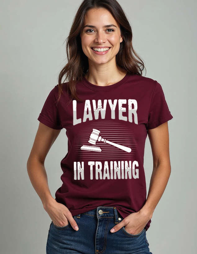 lawyer in training Unisex Printed Graphic T-Shirt For Mens Womens & Kids