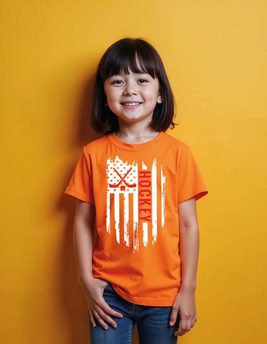 Thumbnail: hockey Streetwear Unisex Printed Graphic T-Shirt For Mens, Womens & Kids