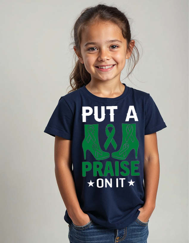 Thumbnail: put a praise on it Unisex Printed Graphic T-Shirt For Mens Womens & Kids