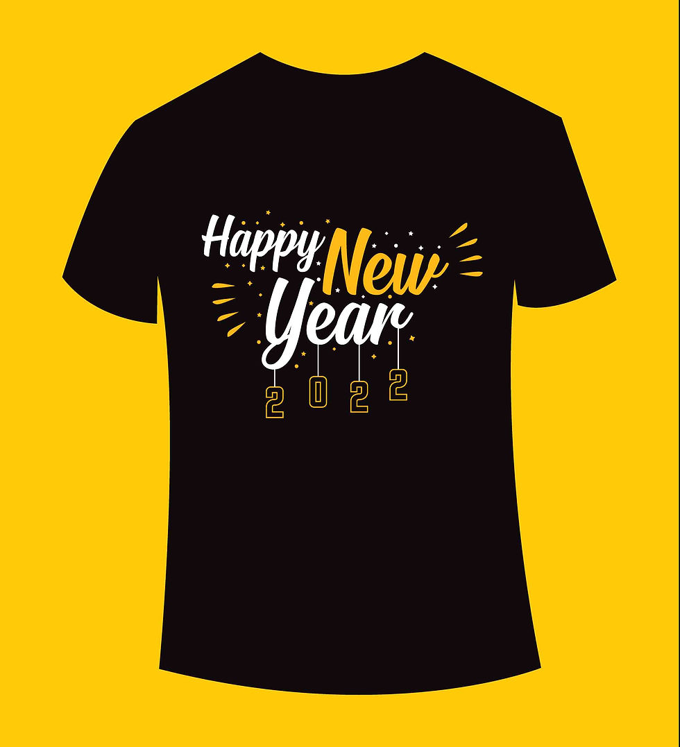 Thumbnail: Happy new year 2023 t shirt design new year text typography vector illustration.