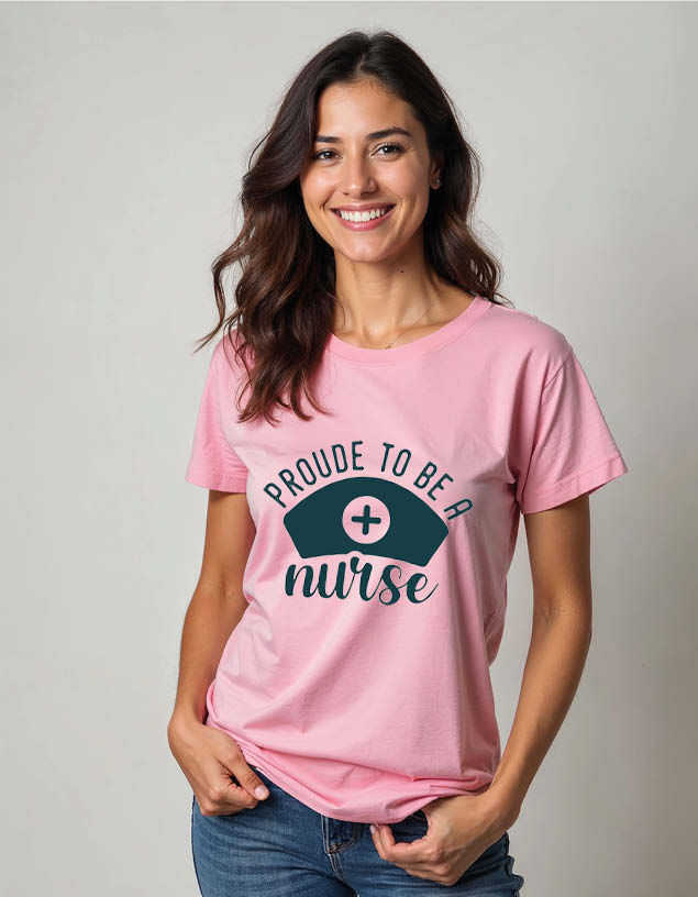 proud to be a nurse Unisex Printed Graphic T-Shirt for Mens,Womens & Kids