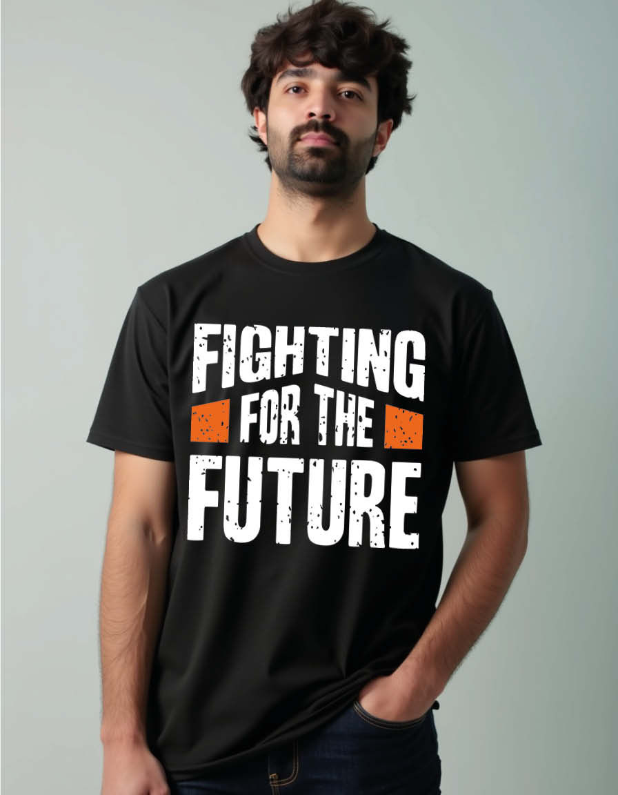 fighting for the future Unisex Printed Graphic T-shirt