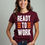 Thumbnail: Ready to work Unisex Printed Graphic T-shirt