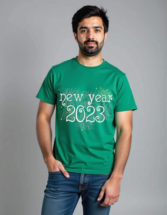 new year 2023 Casual Unisex Printed Graphic T-Shirt for Mens,Womens & Kids