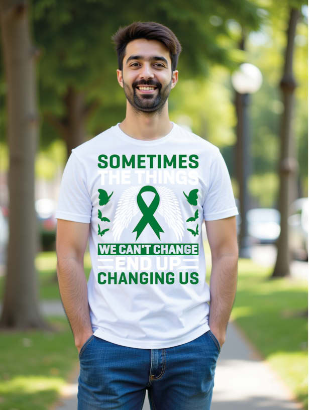 Thumbnail: sometimes the things we can't change end up changing us Unisex Printed t shirt
