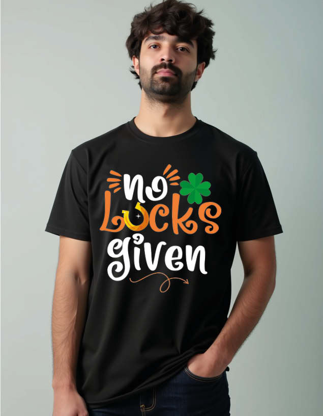 no looks given Casual Unisex Printed Graphic T-Shirt for Mens,Womens & Kids