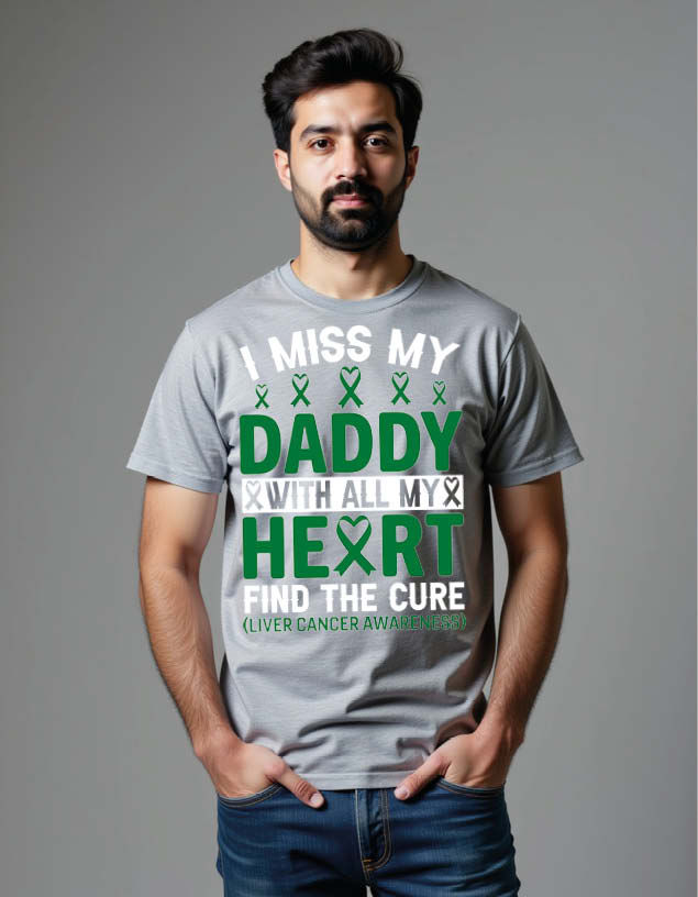 Thumbnail: i miss my daddy with my heart find the cure liver cancer awareness