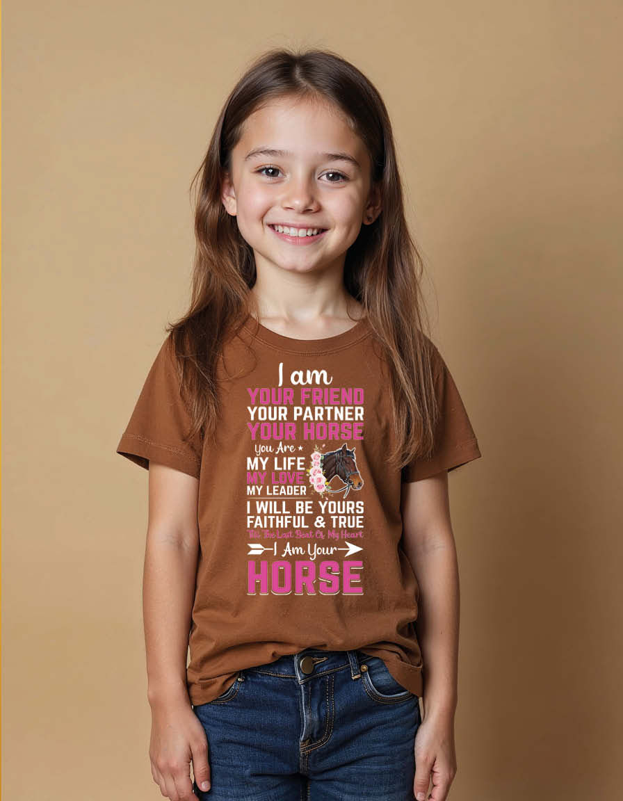 i am your friend your partner your horse you are my life my love my leader Tees