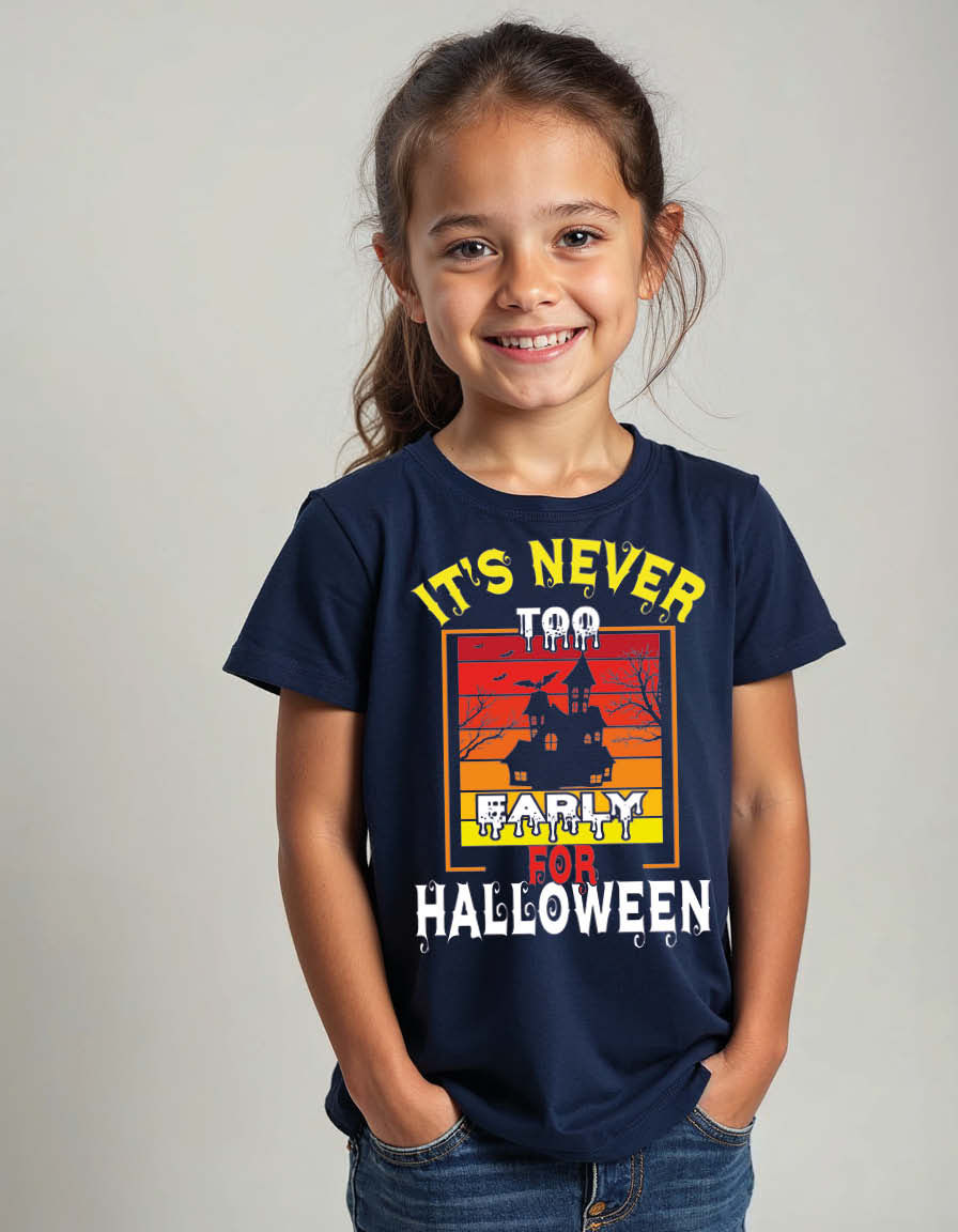 Thumbnail: it's never too early for halloween Classic Unisex Printed Graphic T-Shirt