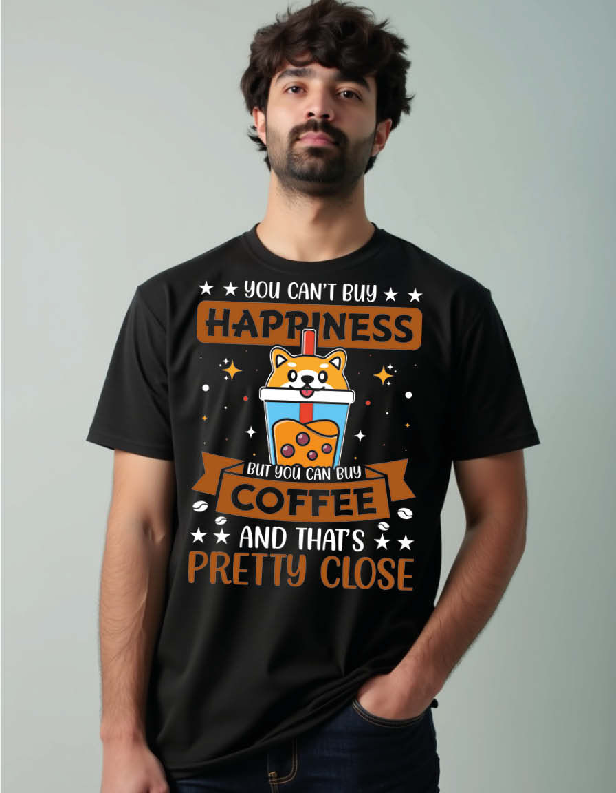 you can't buy happiness but you can buy coffee and that's pretty close Unisex