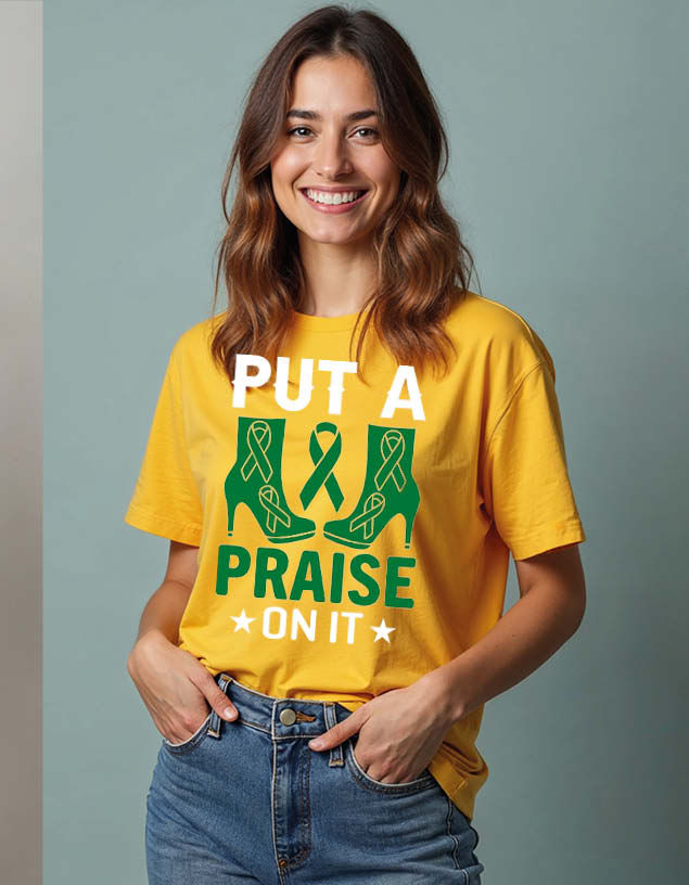 Thumbnail: put a praise on it Unisex Printed Graphic T-Shirt For Mens Womens & Kids