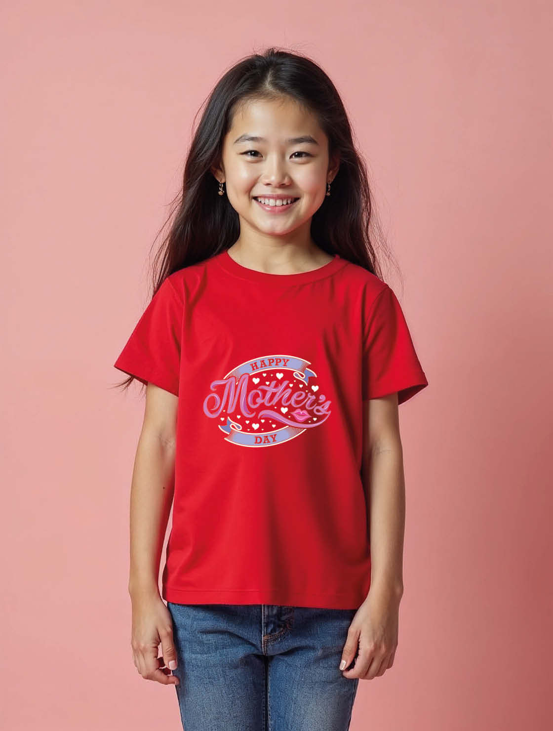 happy mother's day Unisex Printed Graphic T-Shirt For Women, Men & Kids