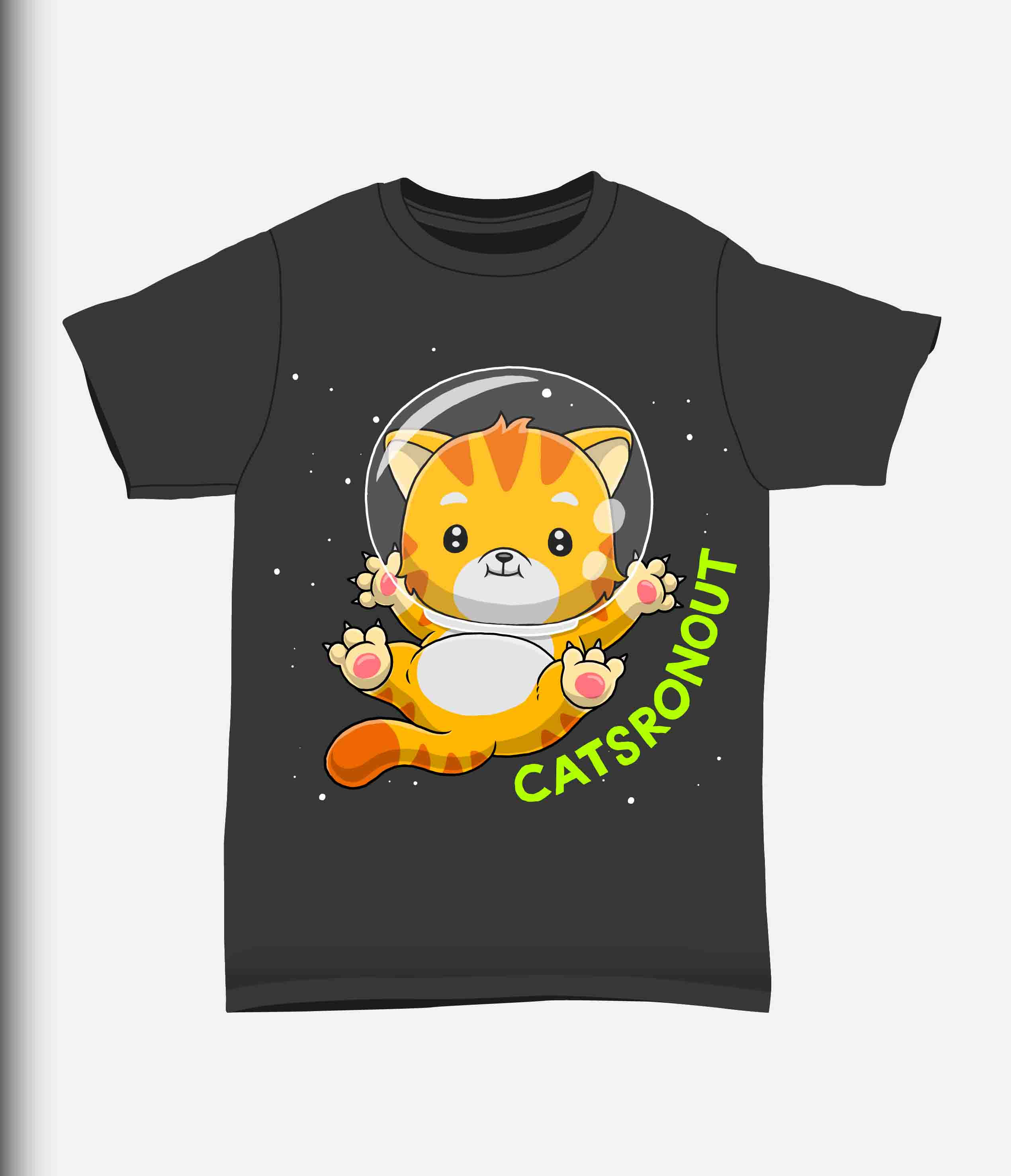 cat sron out graphic printed t shirts cat printed t shirts