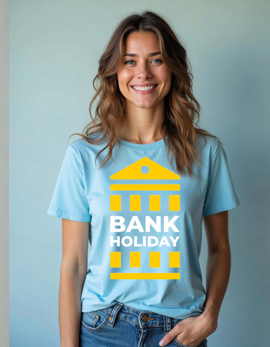 Thumbnail: Bank holiday Unisex Printed Graphic T-shirt