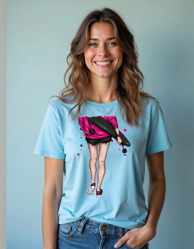 Thumbnail: Skateboarder Legs  Unisex Printed Graphic T-Shirt for Mens,Womens & Kids