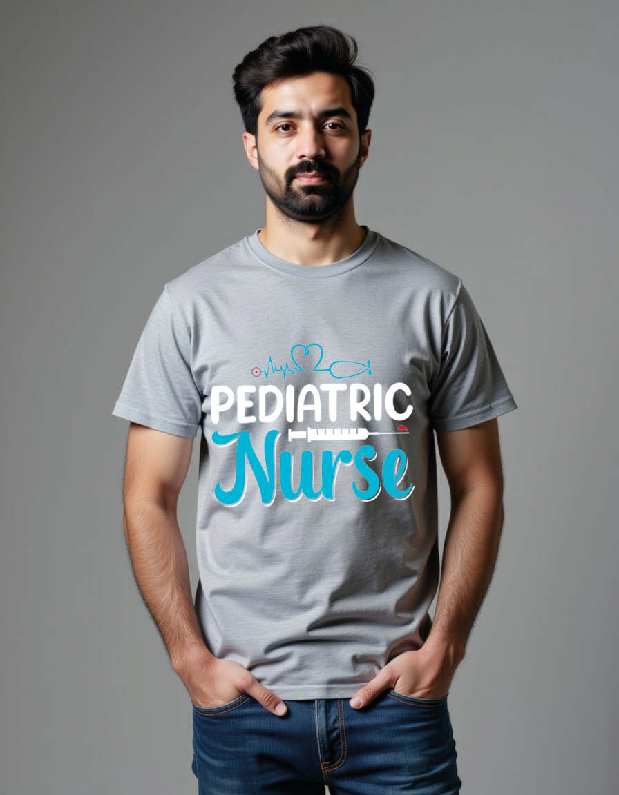Thumbnail: pediatric nurse Unisex Printed Graphic T-Shirt For Mens, Womens & Kids