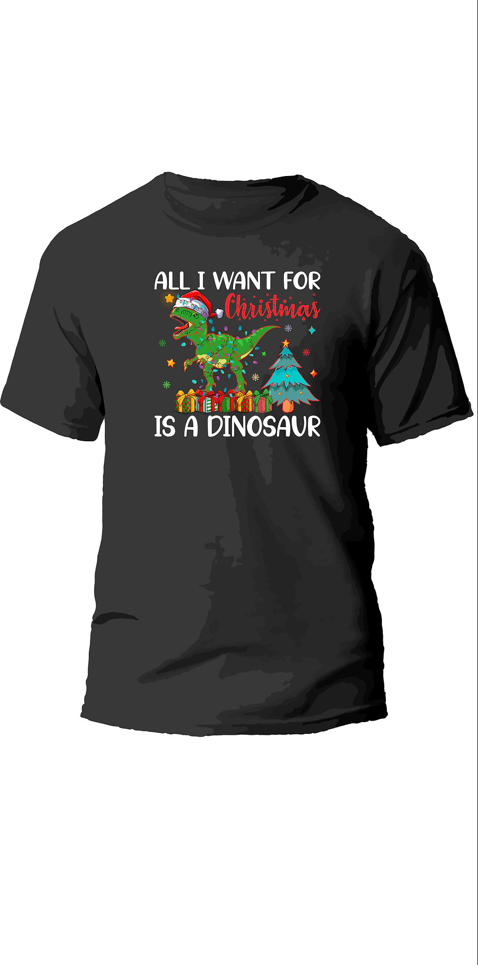 Thumbnail: all i want to christmas is aebles river typography printed t shirts