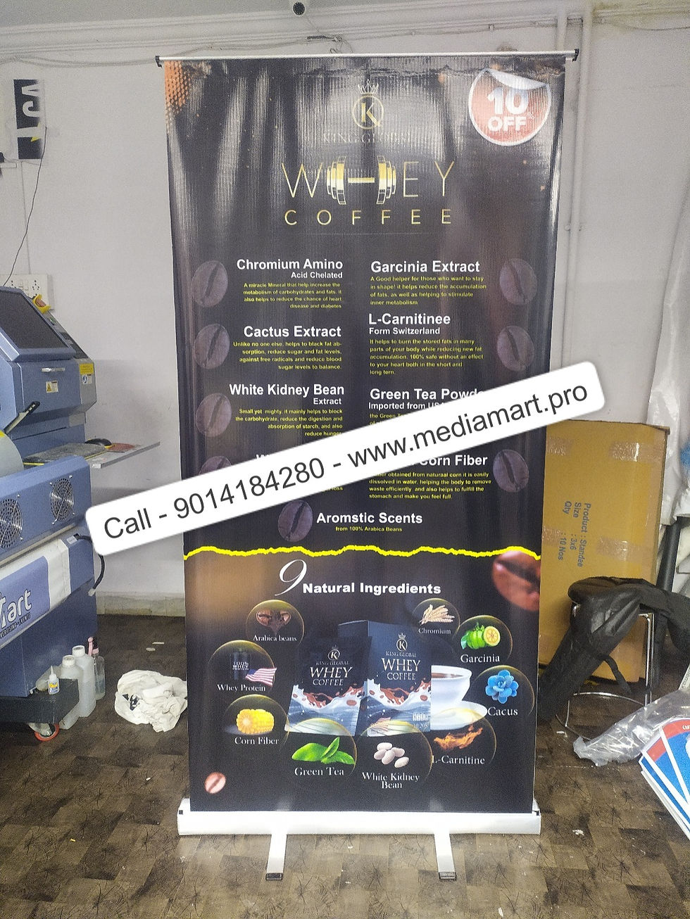 Custom Roll Up Standee for Jewelry Displays in Himayatnagar, Hyderabad