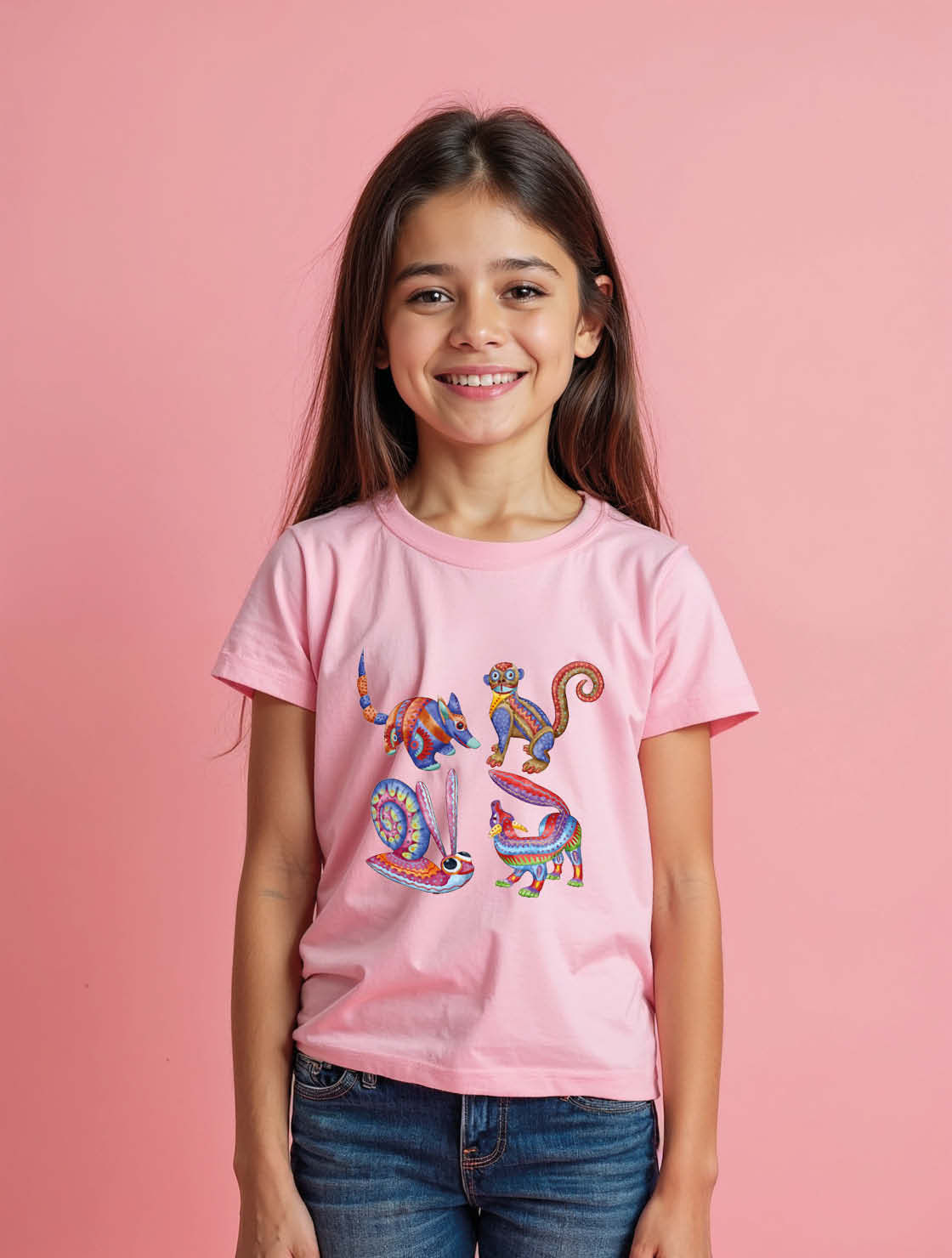 Cute Colorful Fantasy Animal Unisex Printed Graphic T-Shirt For Women Men & Kids