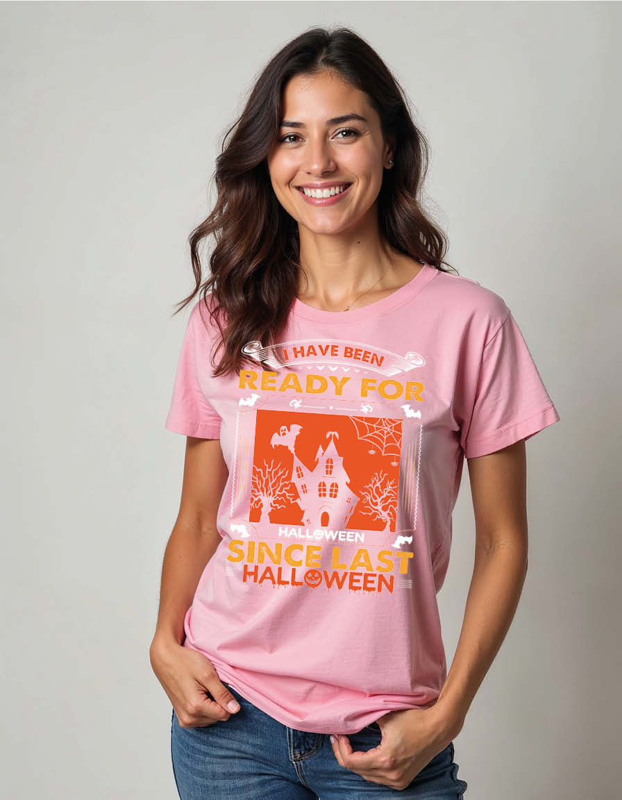 Thumbnail: i have been ready for since last halloween Unisex Printed Graphic T-Shirt