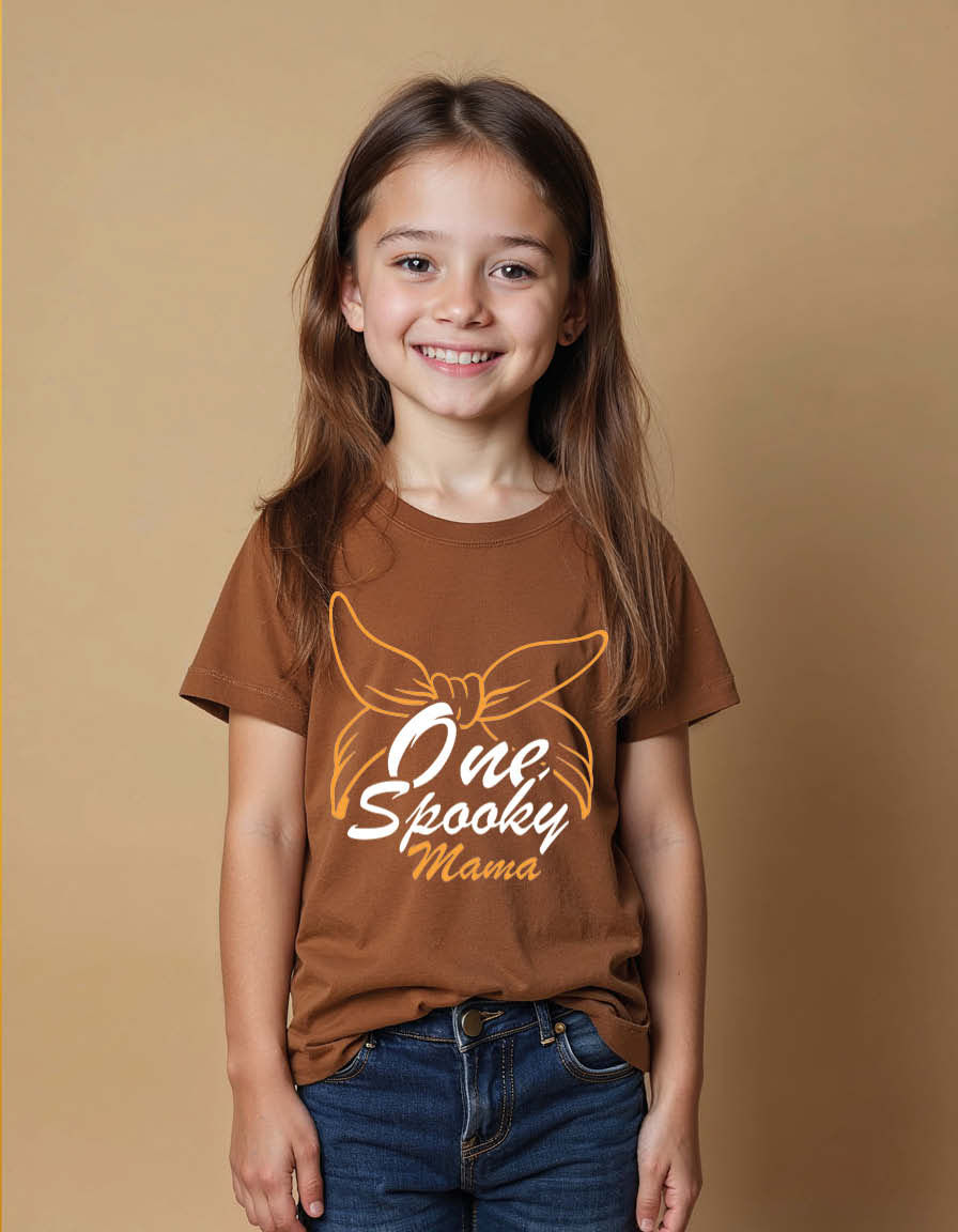 one spooky mama Unisex Printed Graphic T-Shirt For Mens,Womens & Kids