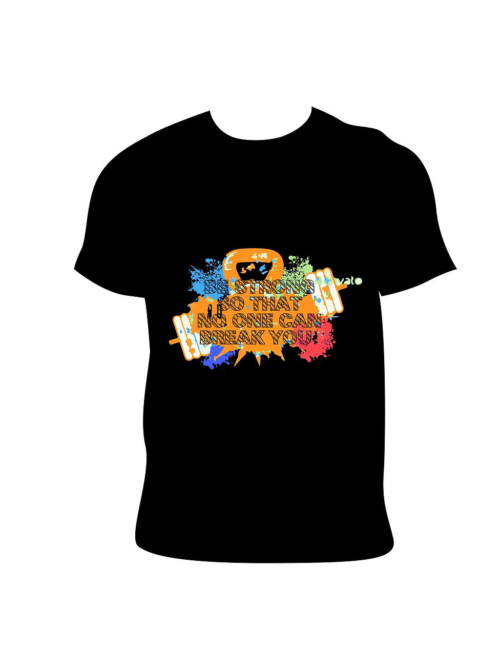 Thumbnail: Be more like me be less like you typography t shirt design vector.