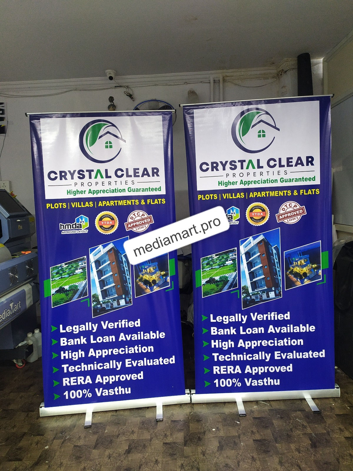 Custom Pull Up Banner Stand for Store Promotions in Banjara Hills