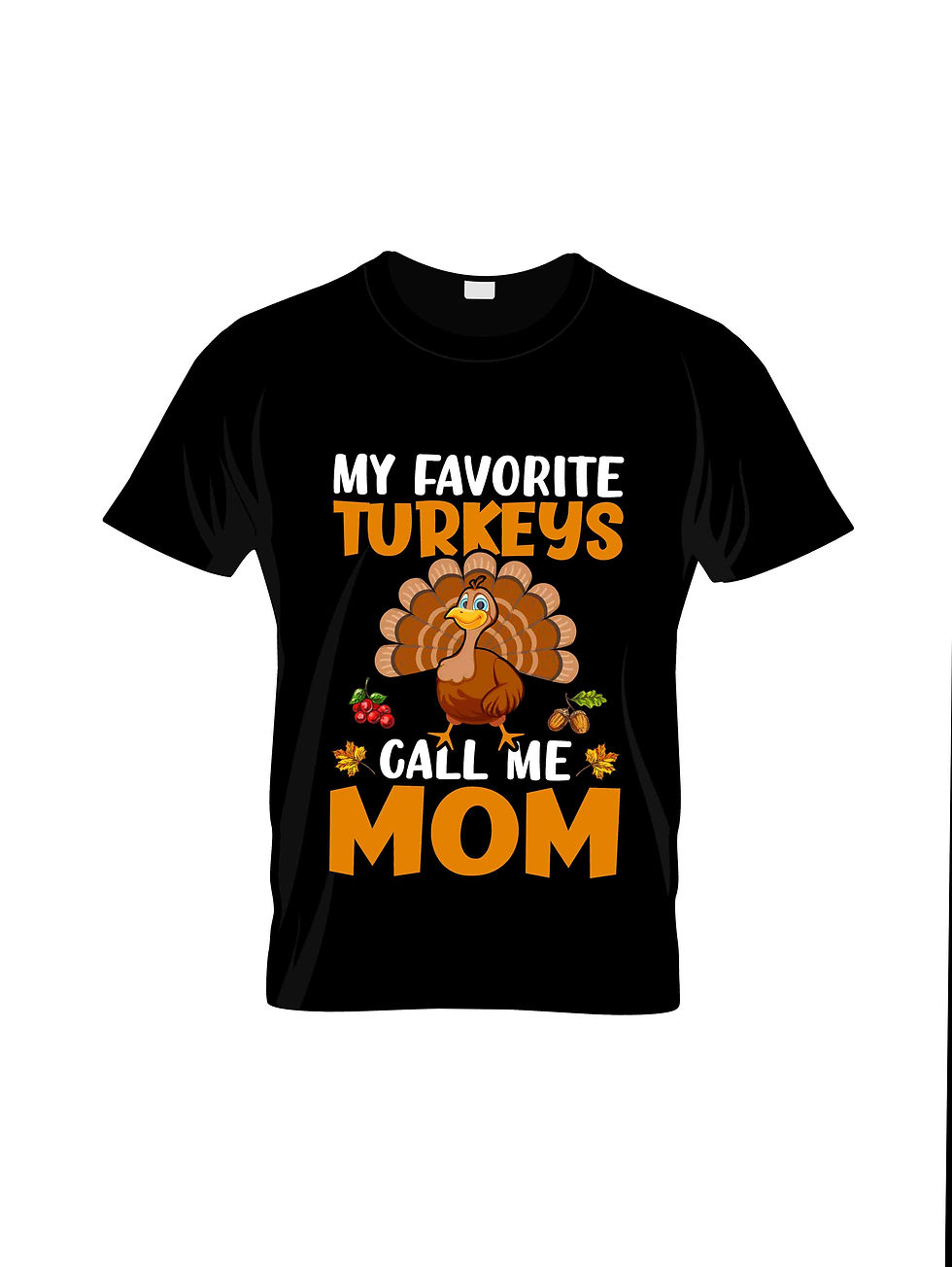 Thumbnail: My favorite turkeys Call Me mimi Thanksgiving t shirts.