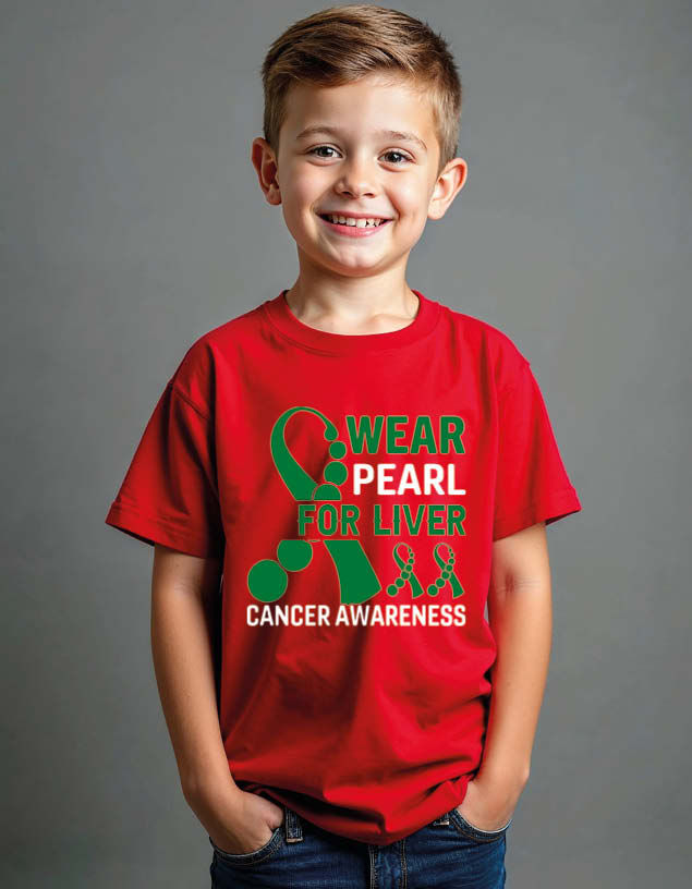 wear pearl for liver cancer awareness Unisex Printed Graphic T-Shirt