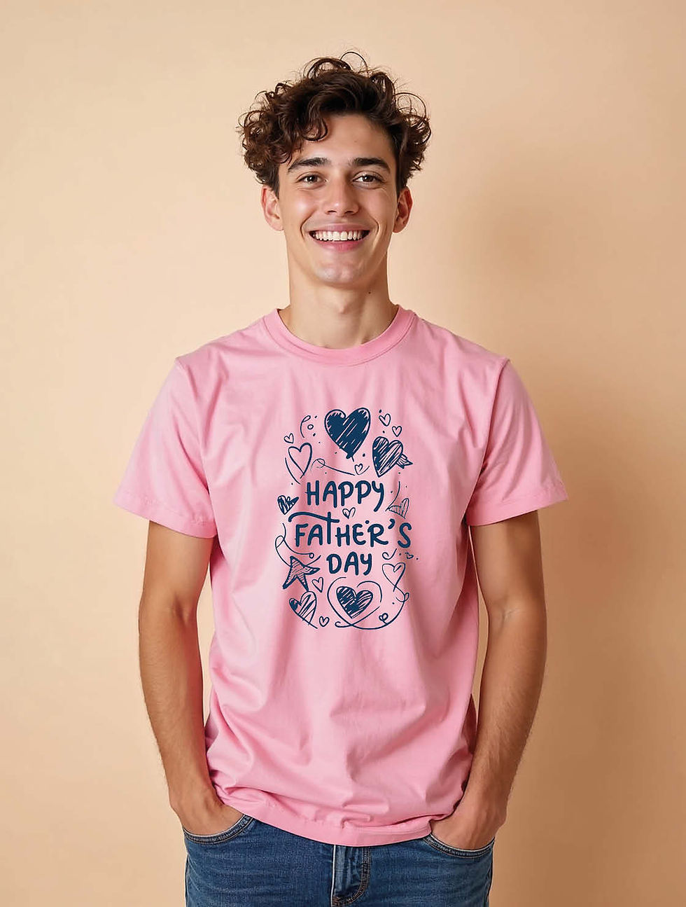 happy father's day Unisex Printed Graphic T-Shirt For Mens Womens & Kids