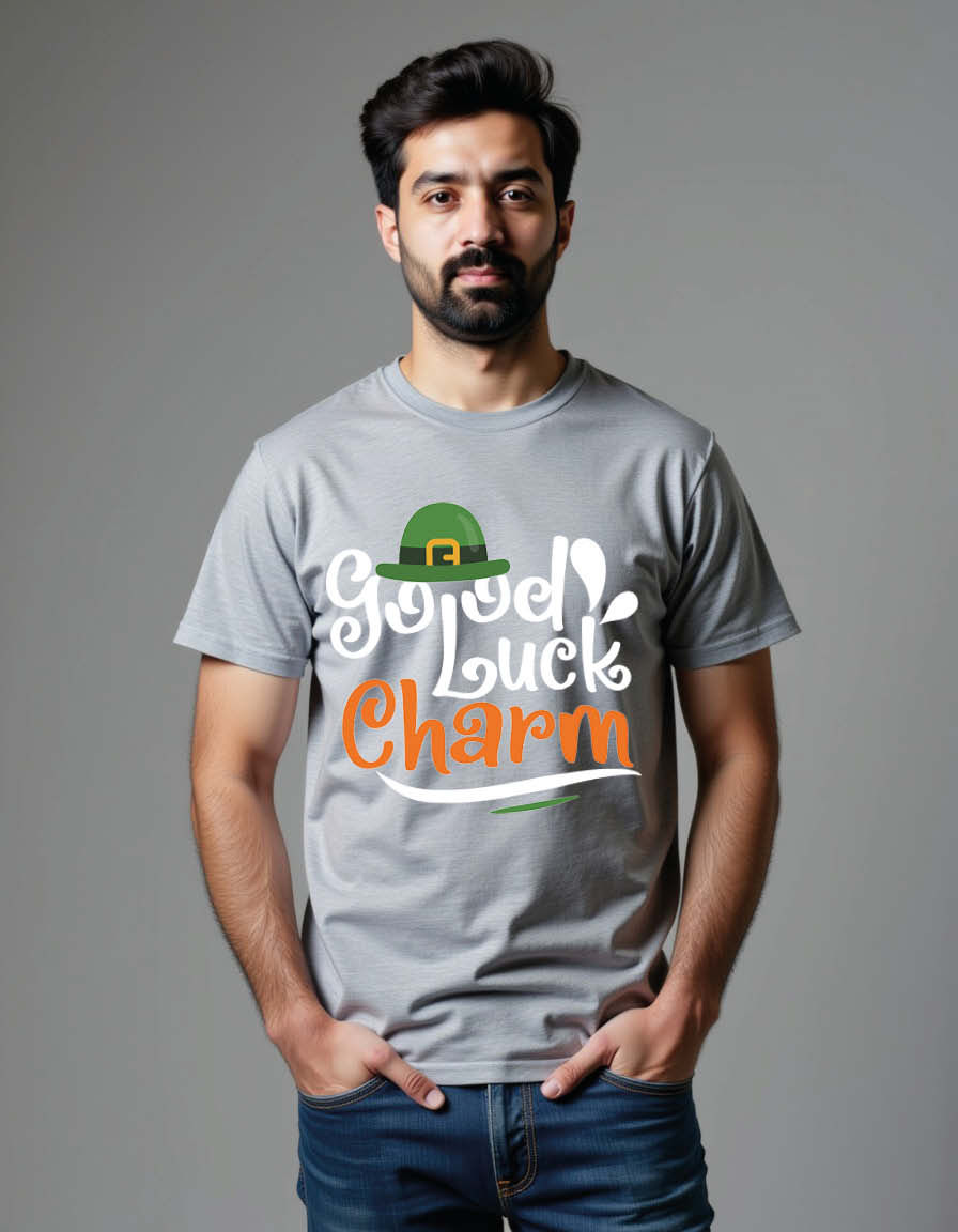 Thumbnail: good luck charm Unisex Printed Graphic T-Shirt for Mens,Womens & Kids