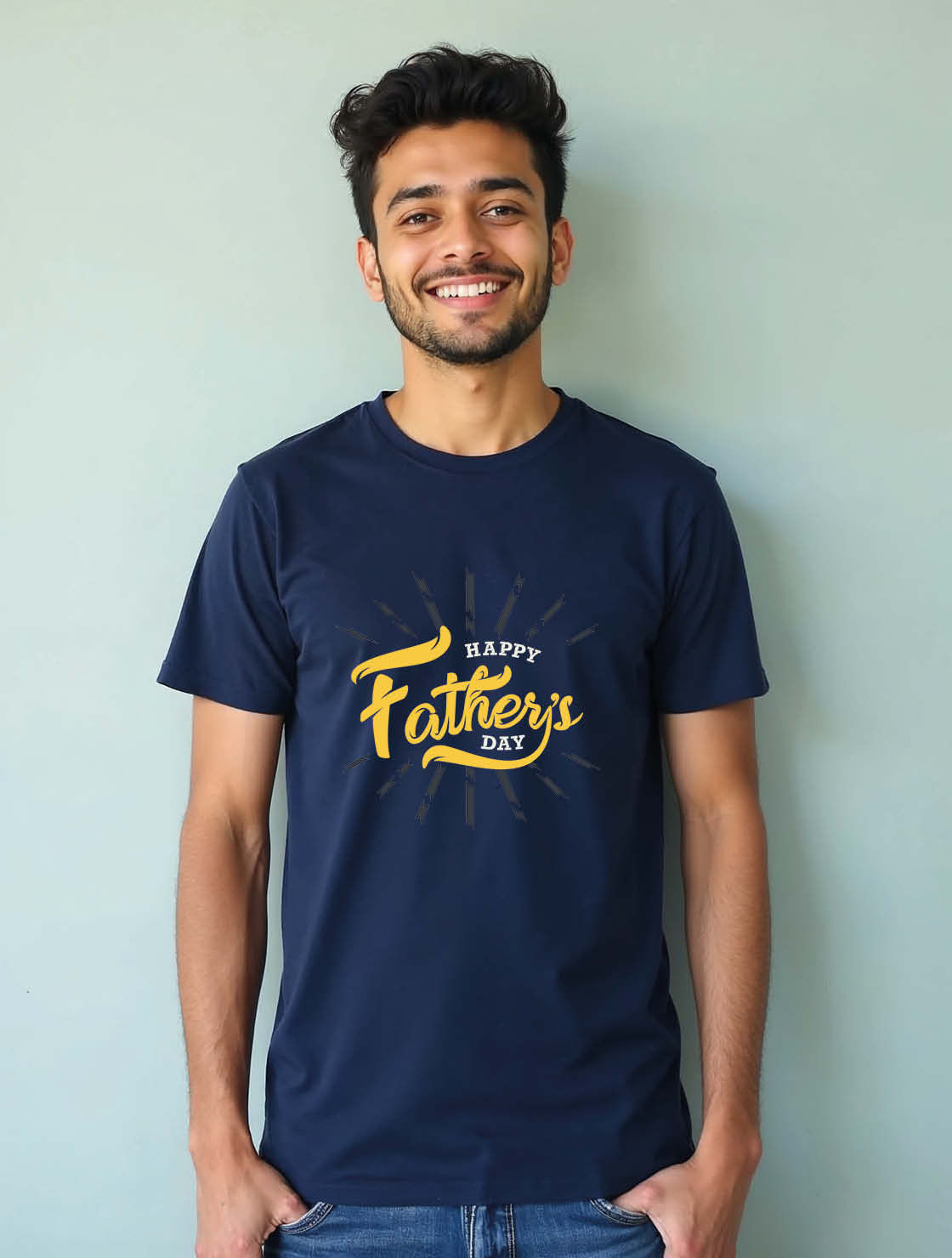 happy father's day Unisex Printed Graphic T-Shirt For Women, Men & Kids