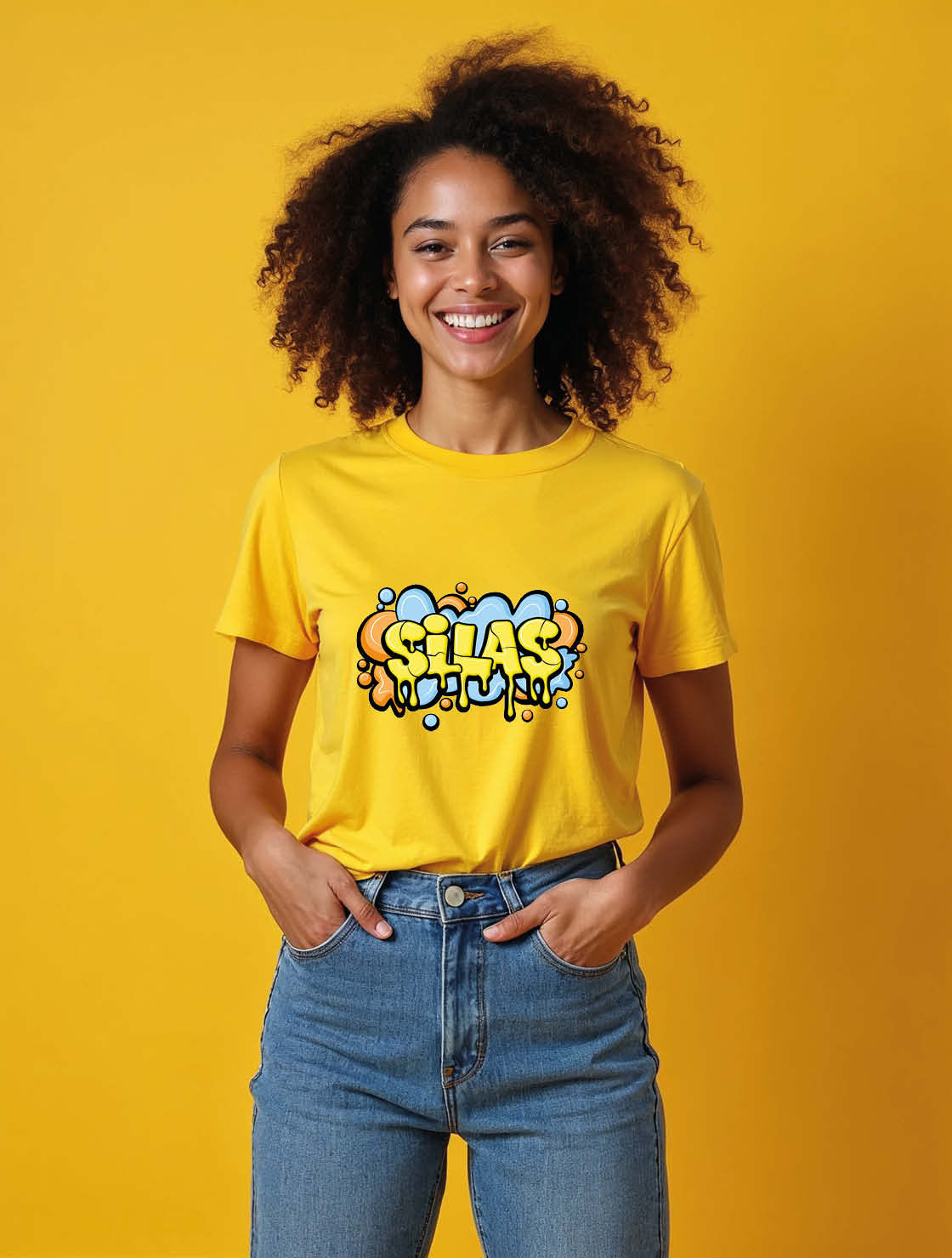 Silas Unisex Printed Graphic T-Shirt for mens ,womens , and kids