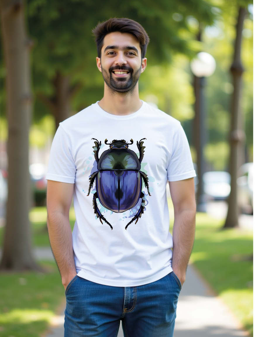 Thumbnail: Bee Unisex Printed Graphic T-shirt