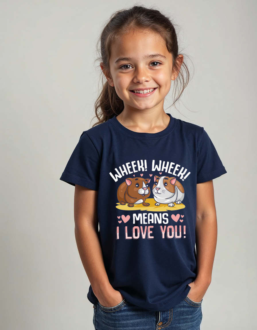 Thumbnail: wheek means love you Unisex Printed Graphic T-Shirt for Mens,Womens & Kids