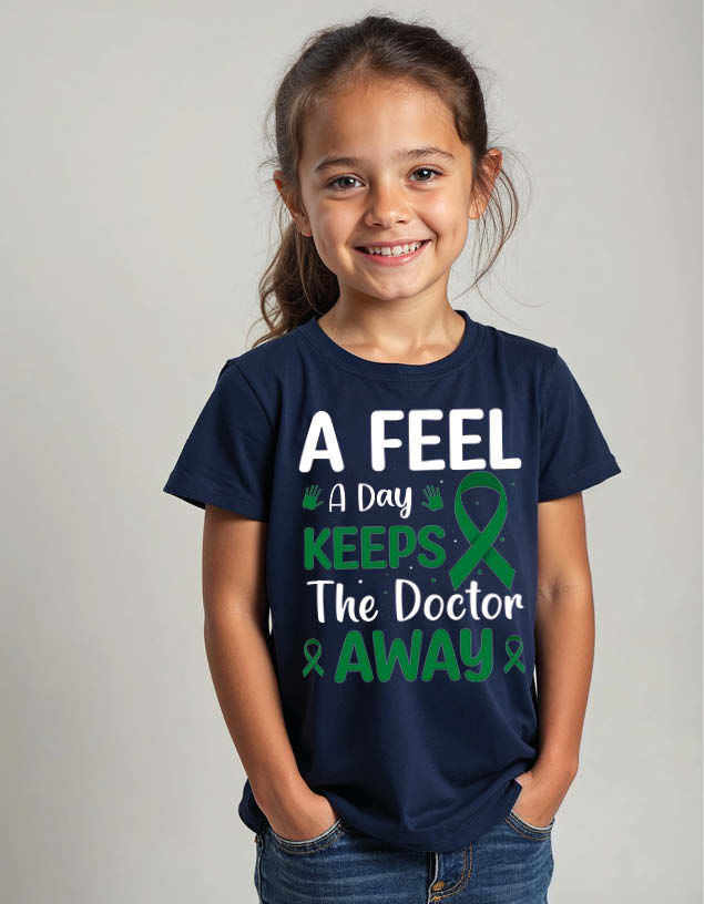 Thumbnail: a feel a day keeps the doctor away Unisex Printed Graphic T-Shirt