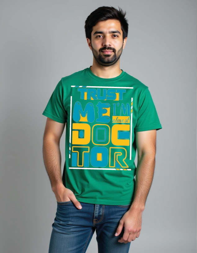 Thumbnail: trust me i'm doctor Unisex Printed Graphic T-Shirt for Mens,Womens & Kids