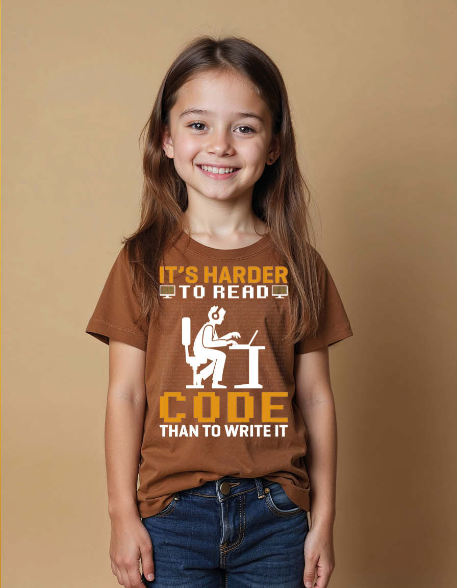 Thumbnail: it's harder to read code than to write it Unisex Printed Graphic T-Shirt
